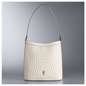 Simply Vera Vera Wang Lizzy Trapunto Shoulder Bucket Bag